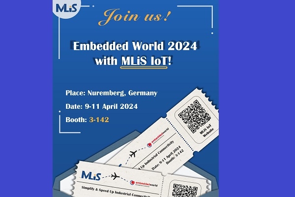 See you at MLiS IoT booth 3-142 in embedded world 2024!!